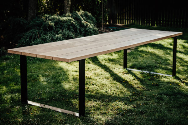 Stół z dębowych desek SEPARADO