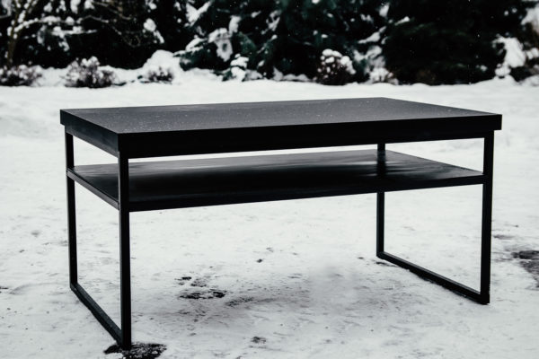 Czarny stolik DOBLE Czarny stolik DOBLE