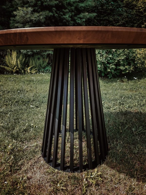 Stół okrągły dębowy PERFIL