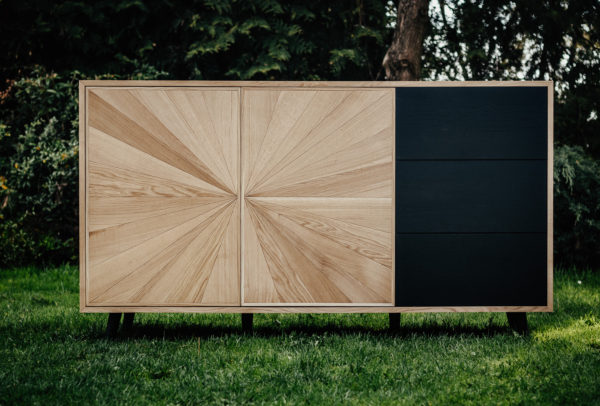 komoda dębowa AMANECER w słoneczko komoda dębowa AMANECER w słoneczko