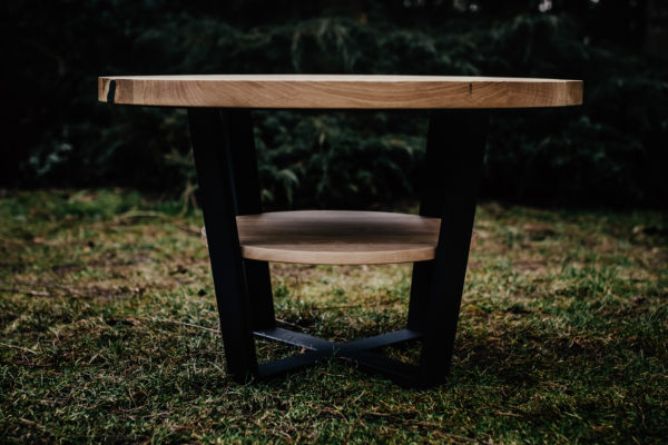 stolik kawowy DOBLE z dwoma okrągłymi blatami stolik kawowy DOBLE z dwoma okrągłymi blatami