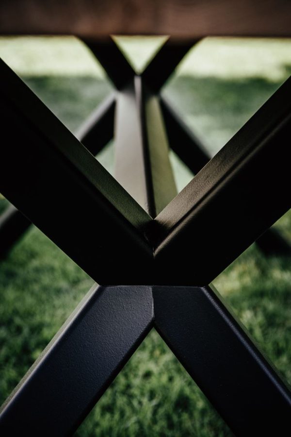 stalowa podstawa stołu loftowego MANDAL