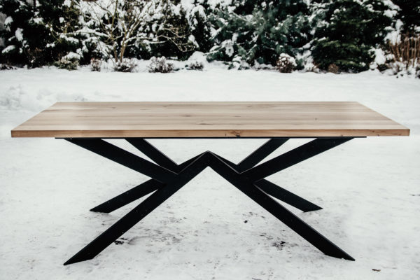 Dębowy stół EDDER loft