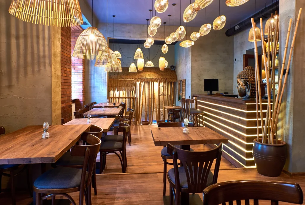 piękny wietnamski klimat w restauracji