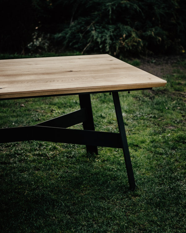 Dębowy loftowy Stół VERSAL