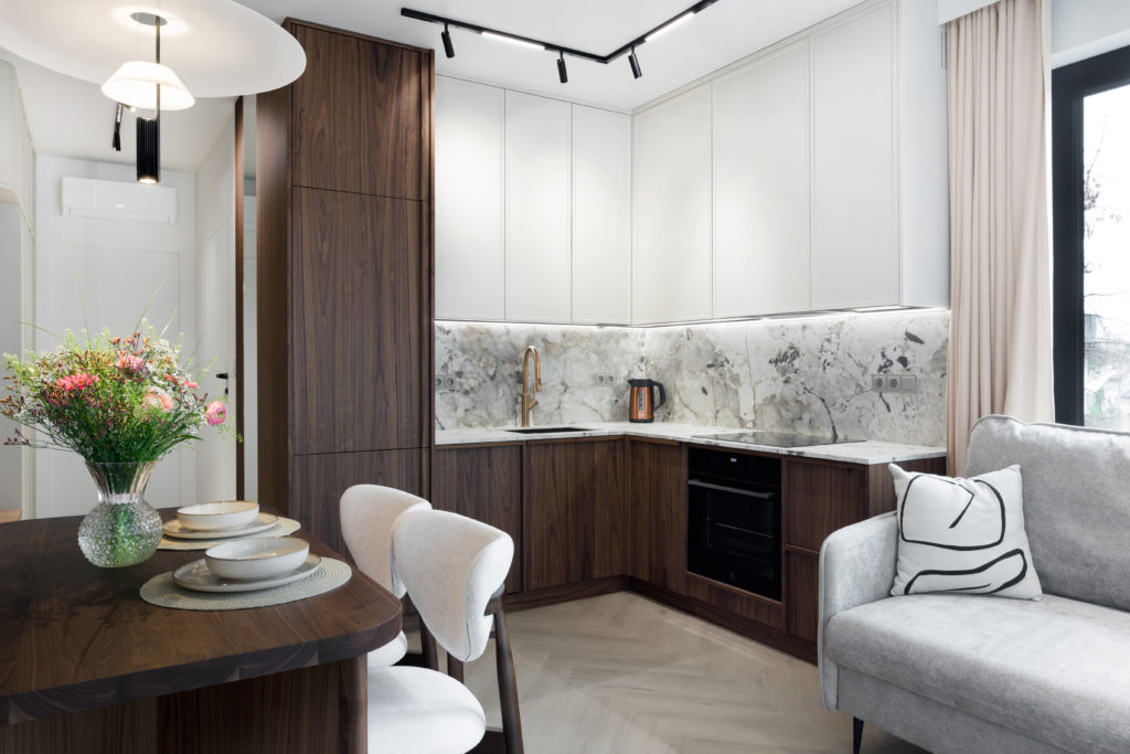 ładna kuchnia w bloku